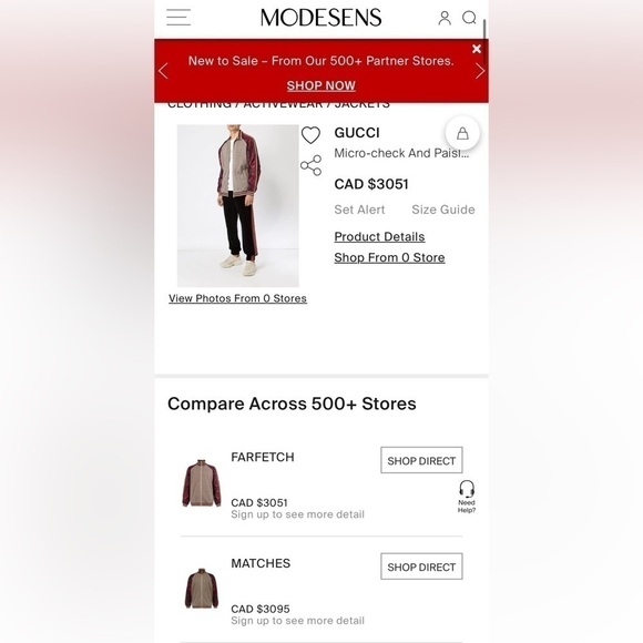 NWT GUCCI MICRO-CHECK AND PAISLEY-PRINT VELVET TRACK JACKET - Picture 15 of 15